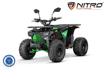Preview: NITRO MOTORS EEC Eco midi Quad Dustrider 1,5kW 8" 60V 20Ah 45km/h Preview: NITRO MOTORS EEC Eco midi Quad Dustrider 1,5kW 8" 60V 20Ah 45km/h